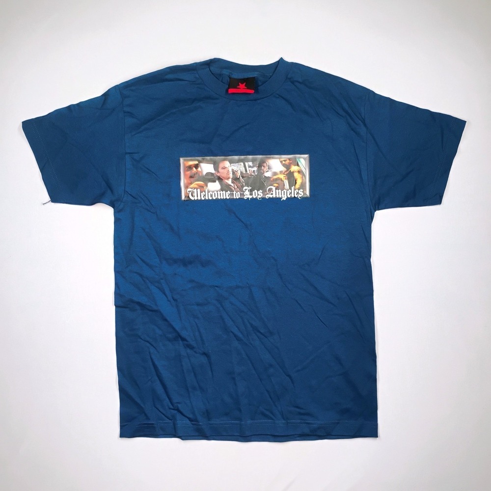 Serial Killer Welcome To Los Angeles T-Shirt Blue Size M Vintage 90's NOS Rare